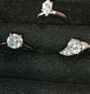Vintage Engagement Ring/Cocktail Ring/Solitaire Ring Lot